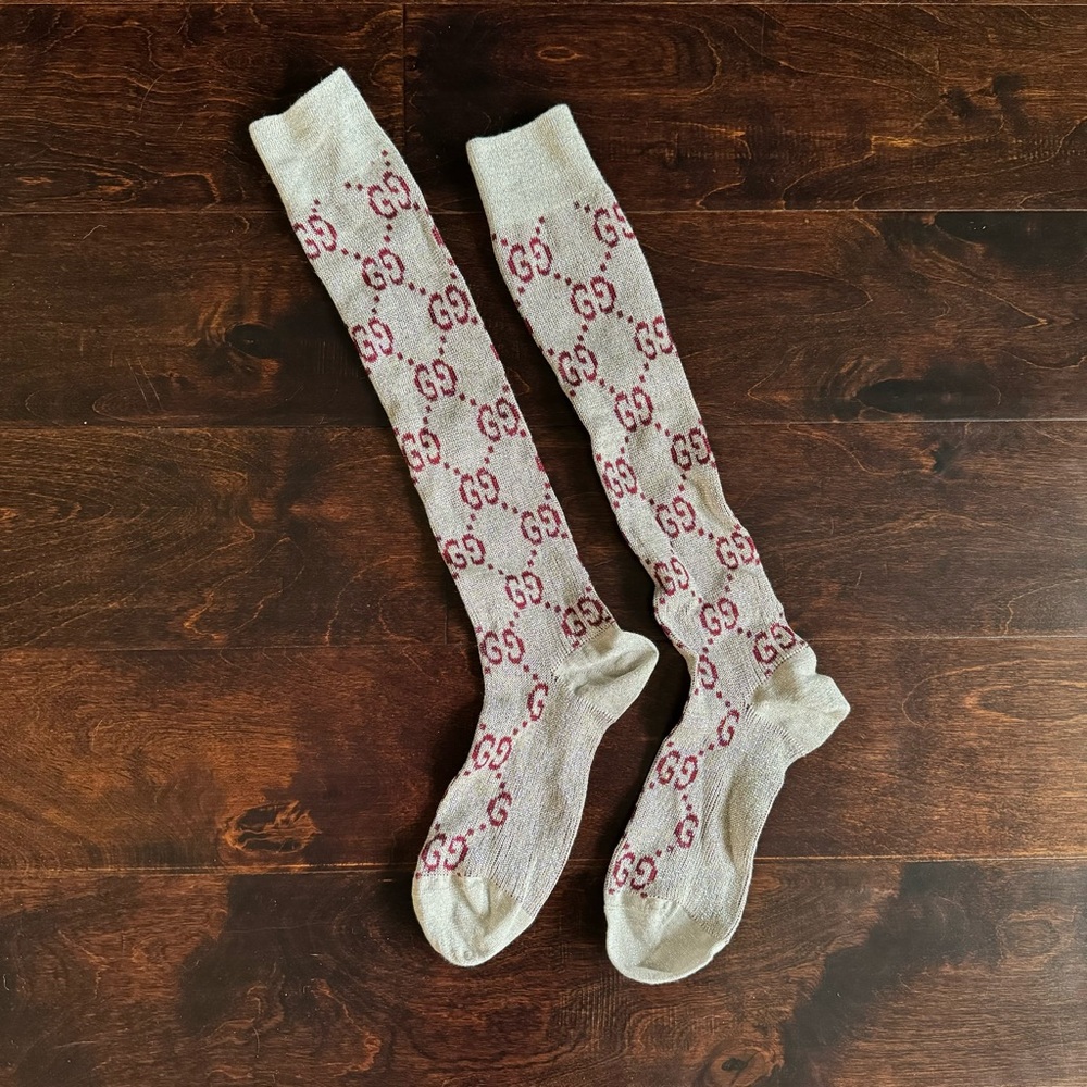 Gucci knee length socks